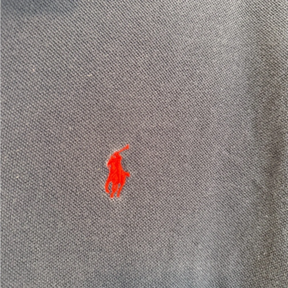 Polo by Ralph Lauren Long Sleeve Collared Shirt Men’s Large Navy Blue Red Polo